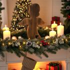 Orion, Mango, figurka świąteczna, drewniana, anioł, 38,5 cm