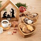 Orion, Mango, talerz na przekąski, drewniany, serce, 40-16 cm