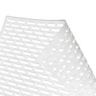 Orion, mata do zlewu, gumowa, biała, 33-28 cm