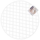 Orion, mata do zlewu, okrągła, biała, 32,5 cm