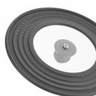 Orion, pokrywka, szklana/silikonowa, uniwersalna, 24/26/28 cm