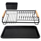 Orion, Radka, suszarka na naczynia, czarna, 43-23,5-9,5 cm