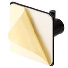 Orion, Radka, wieszak samoprzylepny, haczyk, czarny, 4,5-4,5 cm, 2 szt.