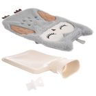 Orion, Sowa, termofor w pokrowcu, szary, 600 ml