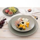 Orion, talerz deserowy, ceramiczny, zielony, 20,5 cm