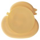 Orion, talerz dla dziecka silikonowy dzielony, żółta kaczka, 19,5-19 cm