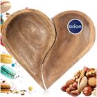 Orion, talerz do serwowania drewniany, serce mango, 2 szt.