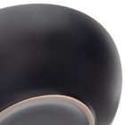 Orion, talerz obiadowy głęboki, ceramiczny, czarny, 20,5 cm, 800 ml