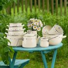 Orion, Tonca, pojemnik na żywność emaliowany z pokrywką szklaną, 1,4 l