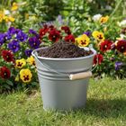 Orion, wiadro plastikowe, szare, 10l