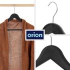 Orion, wieszaki na ubrania, czarne obrotowe, 42,5-24 cm, 3 szt.