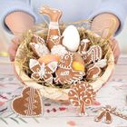 Orion, wykrawacz do ciastek, stalowy, drzewo, 6 cm