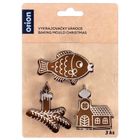 Orion, wykrawacze do ciastek, stalowe, 3 szt.