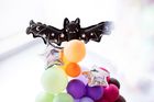 PartyDeco, balon foliowy Nietoperz, 40,5-13 cm, mix, 1 szt.