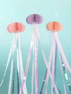 PartyDeco, dekoracje bibułowe, meduzy, mix, 15,5-157 cm, 3 szt.