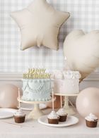 PartyDeco, patera na słodycze, beż, 24-14,5 cm