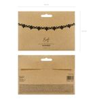 PartyDeco, Różowe Halloween, girlanda papierowa, nietoperze, czarna, 4 m