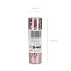 PartyDeco, serpentyny holograficzne, jasny różowy, 3,8m, 18 szt.