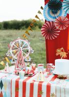 PartyDeco, stojak na przekąski, diabelski młyn, 48-50 cm