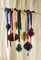 PartyDeco, tasiemka welurowa, butelkowa zieleń, 25 mm/10m