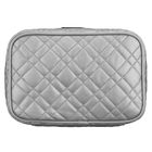 Peterson, kosmetyczka kuferek, srebrna