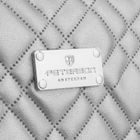 Peterson, kosmetyczka z uchwytem, tkanina syntetyczna, srebrna