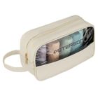 Peterson, kosmetyczka z uchwytem, z przezroczystym panelem, ecru