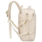 Peterson, plecak podróżny z siatkowaną przegrodą i paskami kompresyjnymi, ecru