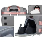 Peterson, torba weekendowo-podróżna, szaro-różowa