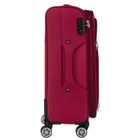 Peterson, walizka, wykonana z poliestru, średnia, czerwono-niebieska, 68 cm