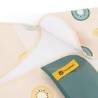 Petite&Mars, Ben, śliniak z długimi rękawami, Green Kiwi