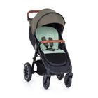 Petite&Mars, dwustronna wkładka do wózka, bawełniana, green trees