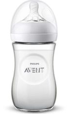 Philips Avent, Natural, Smok, butelka, 260 ml