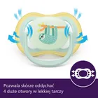 Philips Avent, Ultra Air, smoczek ortodontyczny, 0-6 m, 2 szt.