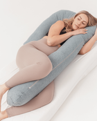 Piapimo, Teddy, poduszka ciążowa do spania, typ 7, szałwia