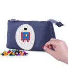 Pixie Crew, neoprenowy piórnik, saszetka, panel świecący w ciemności, granatowy