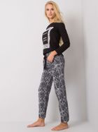 Piżama damska, czarna, Factory Price