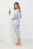 Piżama damska, niebieska, Celozja, Italian Fashion