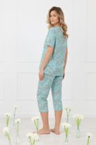 Piżama damska, niebieska, Hikari, Italian Fashion