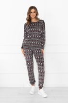 Piżama damska, szara, Italian Fashion