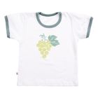 Piżama dziecięca, biało-zielona, Eevi