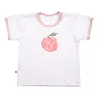 Piżama dziewczęca, biało-różowa, Eevi