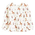 Piżama dziewczęca, ecru, Nicol