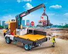 Playmobil, Action Heroes, Ciężarówka budowlana z dźwigiem, 71750