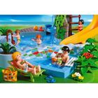 Playmobil, Family Fun, Basen odkryty ze zjeżdżalnią, 4858