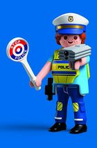 Playmobil, Special Plus, Policjant z radarem do pomiaru prędkości, 72029