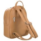 Plecak miejski, beżowy, skóra ekologiczna, Peterson
