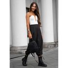 Plecak miejski, czarny, skóra ekologiczna, Peterson