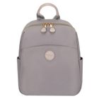 Plecak miejski, szary, skóra ekologiczna, Peterson