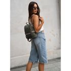 Plecak miejski, zielony, skóra ekologiczna, Peterson